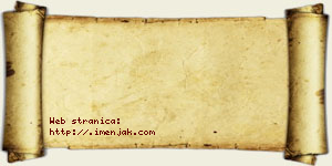 Emilija Egerić vizit kartica